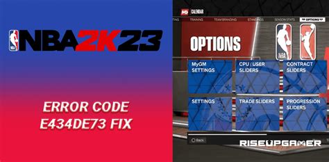 Nba 2k23 error code e434de73 - steps 1. select my league 2. select MyGM3. Click Unranked (Any Team) 4. Click Circle/B5. Go to Options Click "Edit Head"6. change your MyPlayers hair from th...